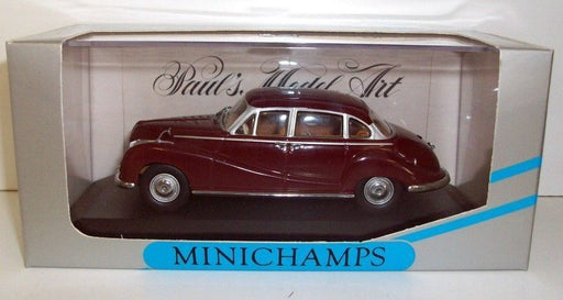 MINICHAMPS 1/43 - 430 022402 BMW 502 V8 LIMOUSINE - DARK RED