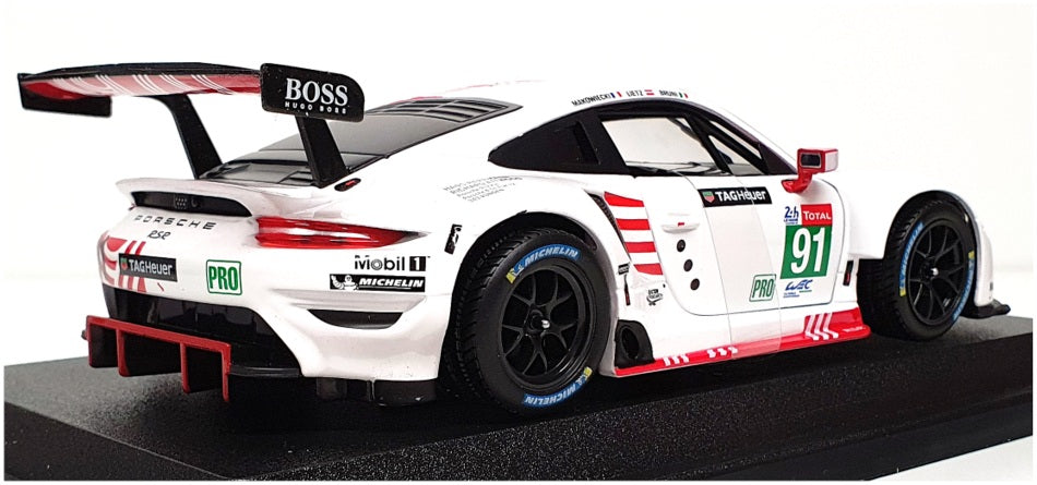 Burago 1/24 Scale 18-28016 - Porsche 911 RSR LM 2020 - Red #91