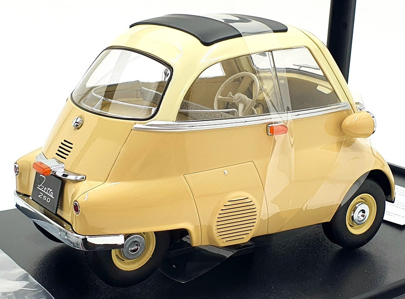 KK Scale 1/12 Scale Diecast KKDC120041 - BMW Isetta 250 1959 - Cream