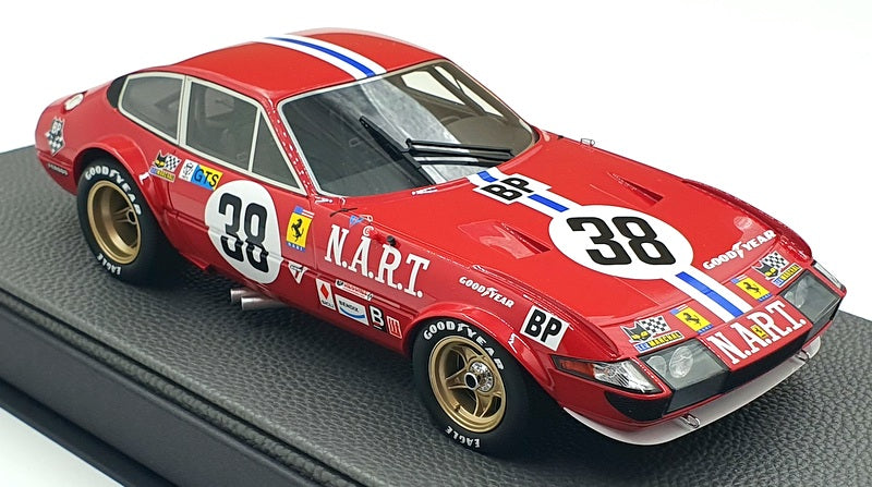 TOP MARQUES TOP114A FERRARI 365 GTB4 DAYTONA LE MANS 1972 RED #34 1:18 – Serious Metal From Bolton TOP MARQUES TOP114A FERRARI 365 GTB4 DAYTONA LE MANS 1972 RED #34 1:18 – Serious Metal From Bolton