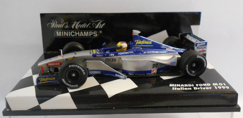 Minichamps F1 1/43 Scale - 430990020 MINARDI FORD M 01 ITALIAN DRIVER