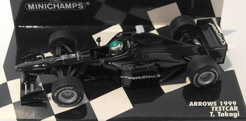 Minichamps 1/43 Scale 430 990184 - F1 Arrows Testcar 1999 - #14 T.Takagi