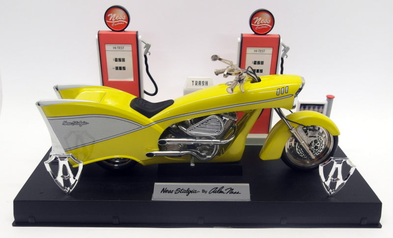 TOY ZONE 30cms - 89999 Arlen Ness Motorcycles Ness-Stalgia Yellow