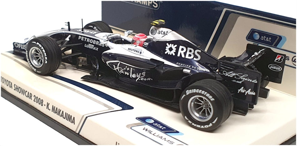 Minichamps 1/43 Scale 400 080078 - F1 Williams Renault Showcar 2008 - Nakajima