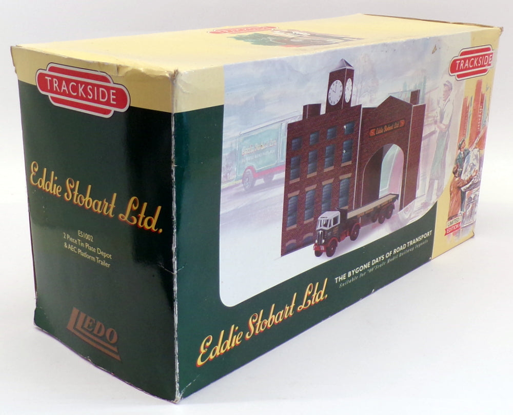 Lledo 1/76 Scale ES1002 - 2 Piece Tin Plate Depot & AEC Platform Trailer