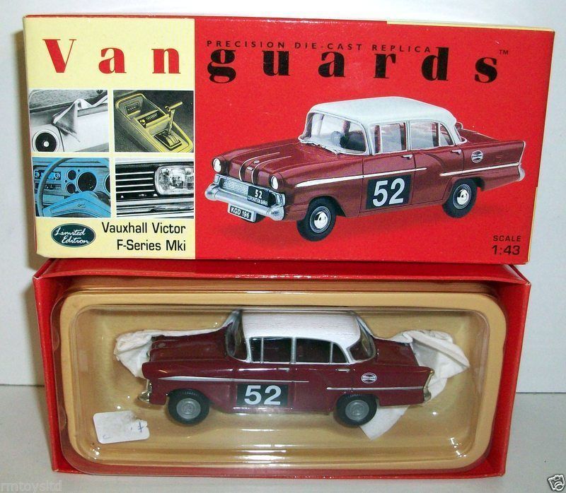 VANGUARDS 1/43 VA38003 1959 VAUXHALL VICTOR F-SERIES MK1 KENYA RALLY