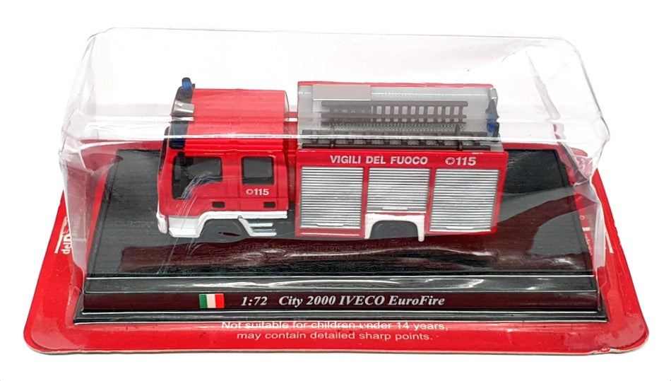 Del Prado 1/72 Scale 231222G - City 2000 Iveco Eurofire - Red