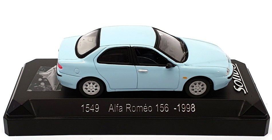Solido 1/43 Scale Diecast 1549 - 1998 Alfa Romeo 156 - Light Blue