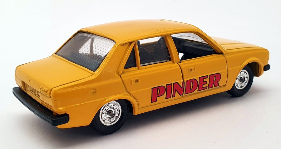 Verem 1/43 Scale Model Car 804 - Peugeot 305 Pinder Circus - Yellow/Red