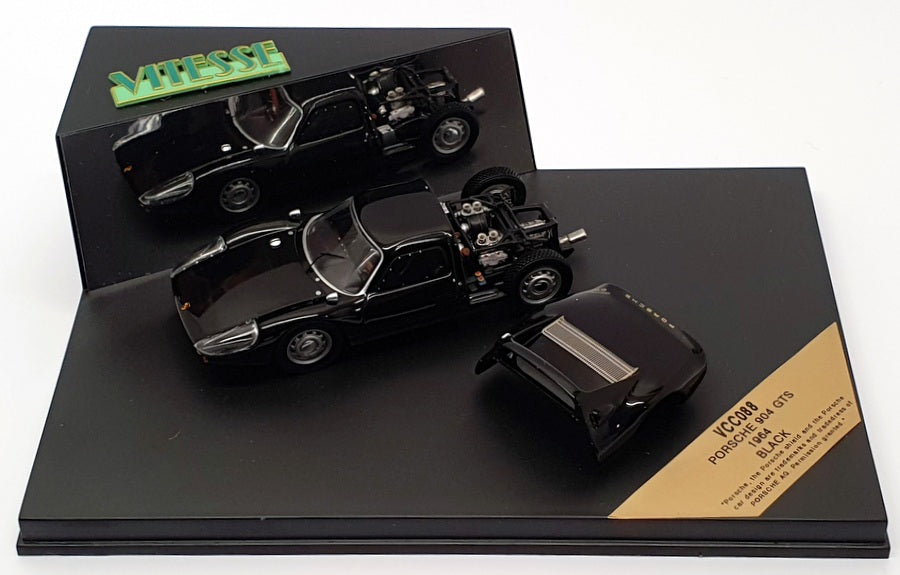 Vitesse 1/43 Scale Model Car VCC088 - 1964 Porsche 904 GTS - Black — R ...