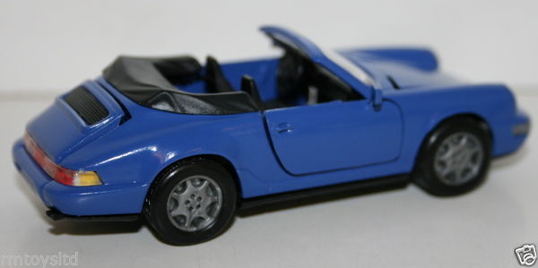 NZG MODELLE 1/43 SCALE - PORSCHE 911 CABRIO C2/4 No 350 - BLUE