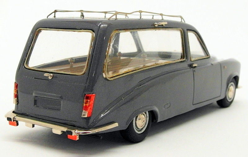 Minimarque 43 1/43 Scale Model Car UK37B - 1968 Daimler DS420 Hearse - Grey