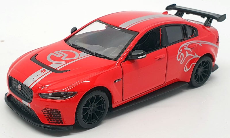 Kinsmart 1/38 KT5416 - Jaguar XE SV Project Pull Back And Go - Red