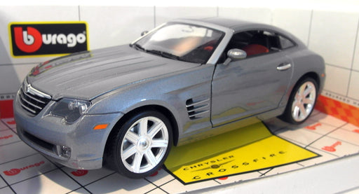 Burago 1/18 Scale Diecast - 34912 Chrysler Crossfire Metallic grey