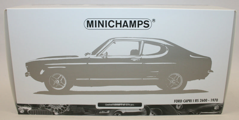 Minichamps 1/18 Diecast Car 150 089077 Ford Capri MK1 RS2600 1970 Orange / Black