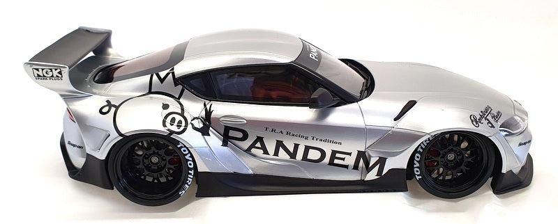 Top Speed 1/18 Scale TS0297 - Pandem Toyota GR Supra V1.0 - Silver
