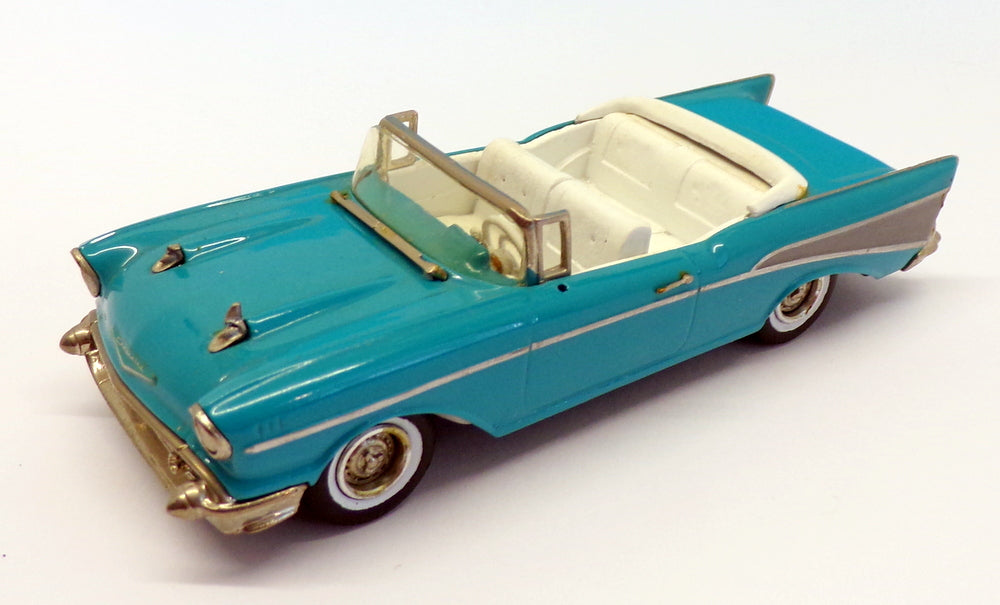 Western Models 1/43 Scale WMS44X - 1957 Chevrolet Bel Air Open - Blue