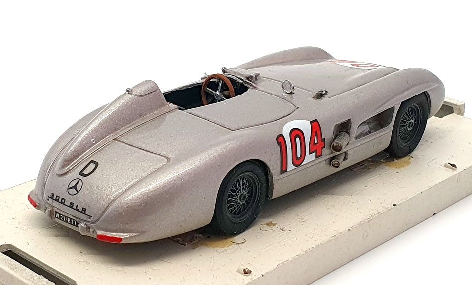 Brumm 1/43 Scale BR104 - Mercedes Benz 300 SLR - #104 Silver