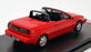PremiumX 1/43 Scale PRD447 - 1990 Volvo Turbo Cabriolet - Red