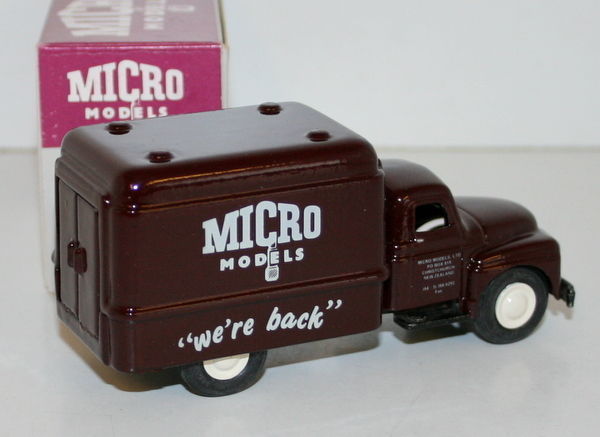 MICRO MODELS 1/43 MM001 INTERNATIONAL TRUCK DELIVERY VAN MICRO MODELS WE'RE BACK