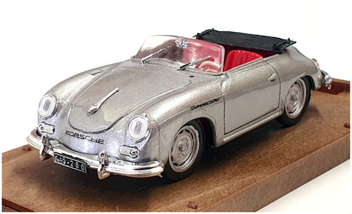 Brumm 1/43 Scale Diecast R117 - 1950 Porsche 356 Roadster - Silver