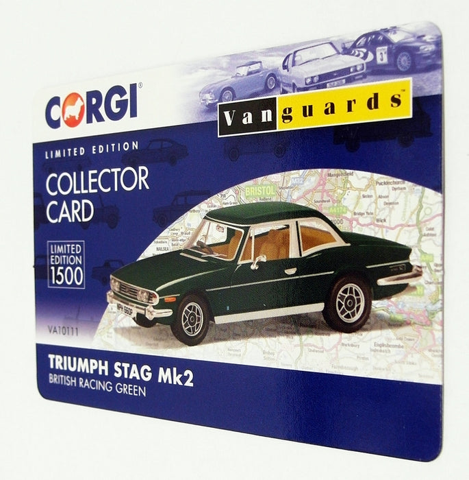 Vanguards 1/43 Scale Model Car VA10111 - Triumph Stag Mk2 - BRG
