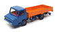 Atlas Dinky Toys Appx 18cm Long 569 Berliet Stradair Tipper Truck - Blue/Orange