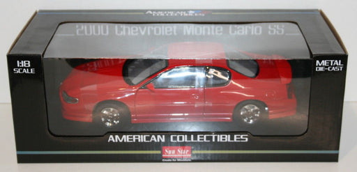 Sunstar 1/18 Diecast - 1987 - 2000 Chevrolet Monte Carlo SS - Torch Red