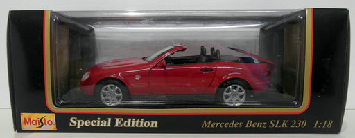 Maisto 1/18 Scale Diecast 31842 - 1996 Mercedes Benz SLK 230 - Red