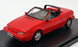 PremiumX 1/43 Scale PRD447 - 1990 Volvo Turbo Cabriolet - Red