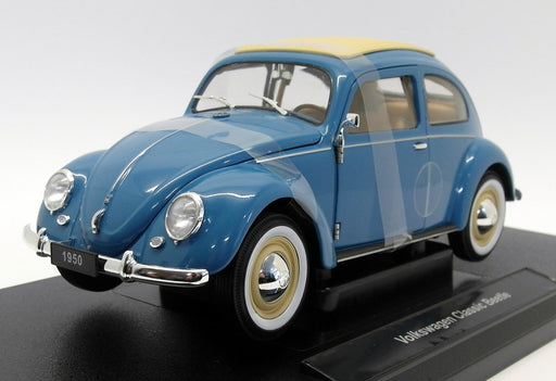 Welly 1/18 scale Diecast - 18040W Volkswagen Classic Beetle Light Blue