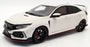 Kyosho 1/18 Scale Model Car KSR18029W - 2017 Honda Civic Type R - White