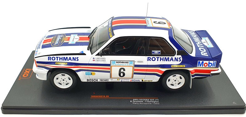 Ixo 1/18 Scale Diecast 18RMC097B - Opel Ascona 400 #6 Acropolis 1982 Toivonen