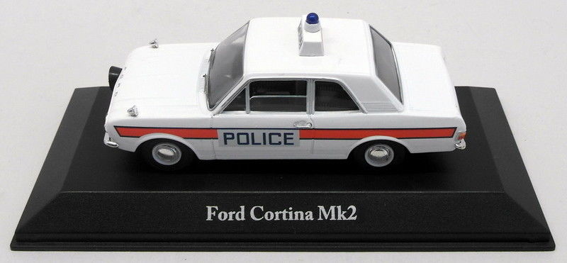 Atlas Editions 1/43 Scale 4 650 108 - Ford Cortina Mk2 - Hampshire Police Car