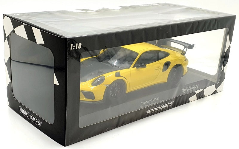 Minichamps 1/18 Scale Diecast 155 068231 - Porsche 911 GT3 RS 2019 Yellow