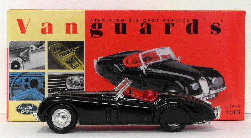 Vanguards 1/43 Metal Model VA05901 Jaguar XK120 Black