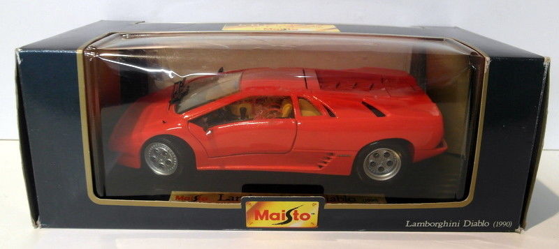 Maisto 1/18 Scale Diecast 803B Lamborghini Diablo 1990 Red