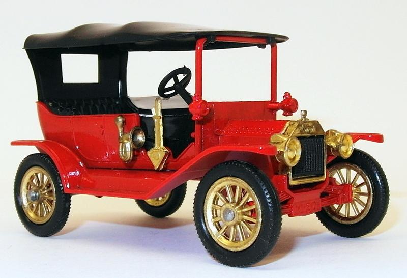 Matchbox Models Of Yesteryear Y-1 - 1911 Model T Ford - Red/Black
