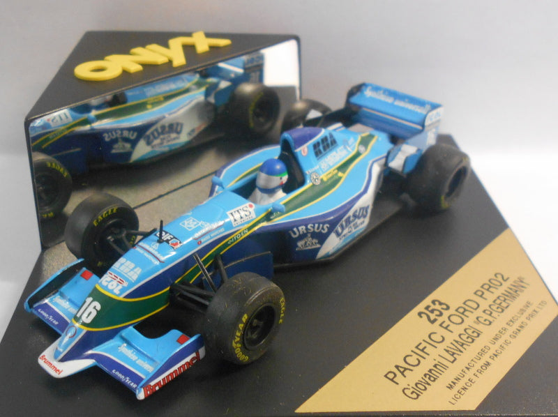 Onyx 1/43 Scale - 253 PACFIC FORD PR02 LAVAGGI 'G.P GERMANY'