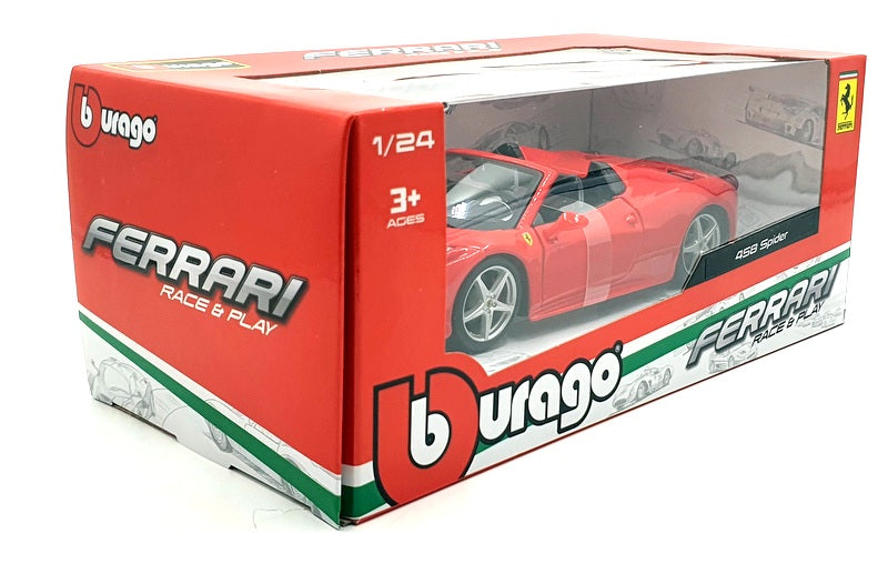 ⭐BBURAGO FERRARI car model 1/24 Ferrari RP 458 Spider, 18-26017