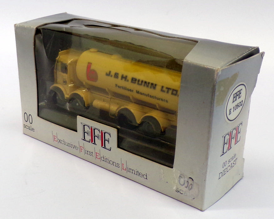 EFE 1/76 Scale Diecast E10602 - AEC Mammoth 4 Axle Tanker - J&H.Bunn