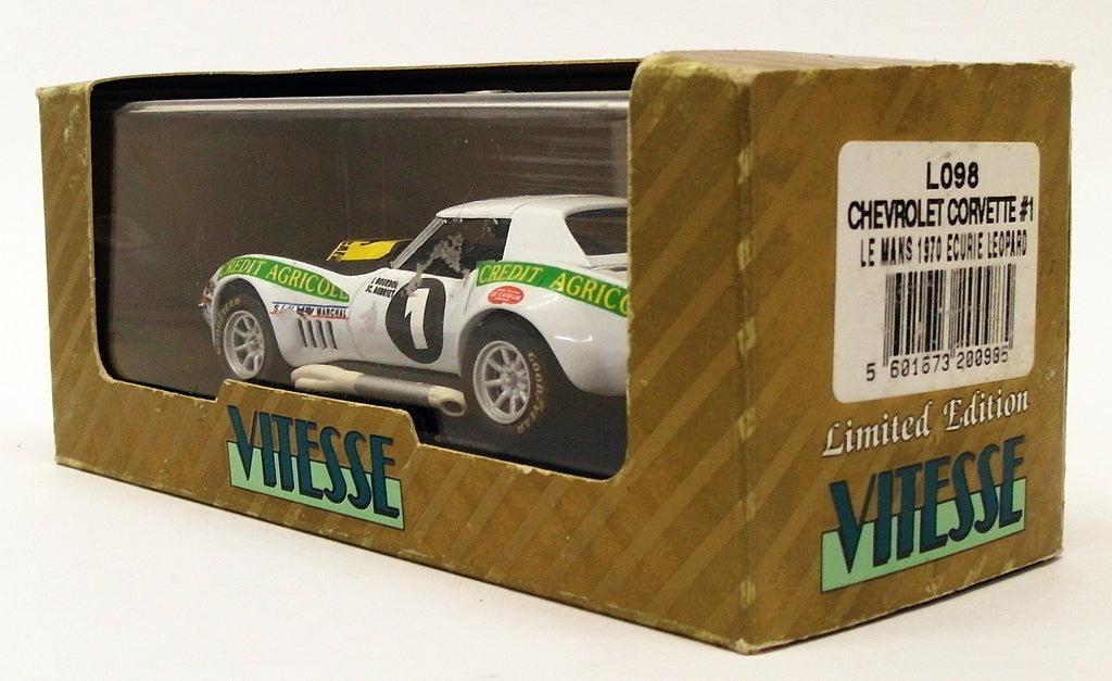 Vitesse 1/43 Scale L098 - Chevrolet Corvette #1 LM '70 E.Leopard