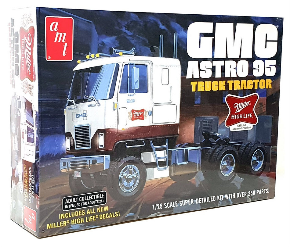 AMT Round 2 1/25 Scale AMT1230/06 - GMC Astro 95 Truck Tractor Miller ...