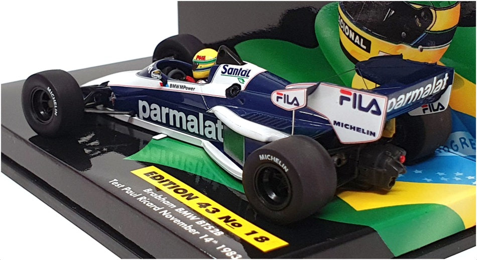 Minichamps 1/43 Scale 540 834399 - F1 Brabham BMW BT52B Test Nov 1983 Ricard