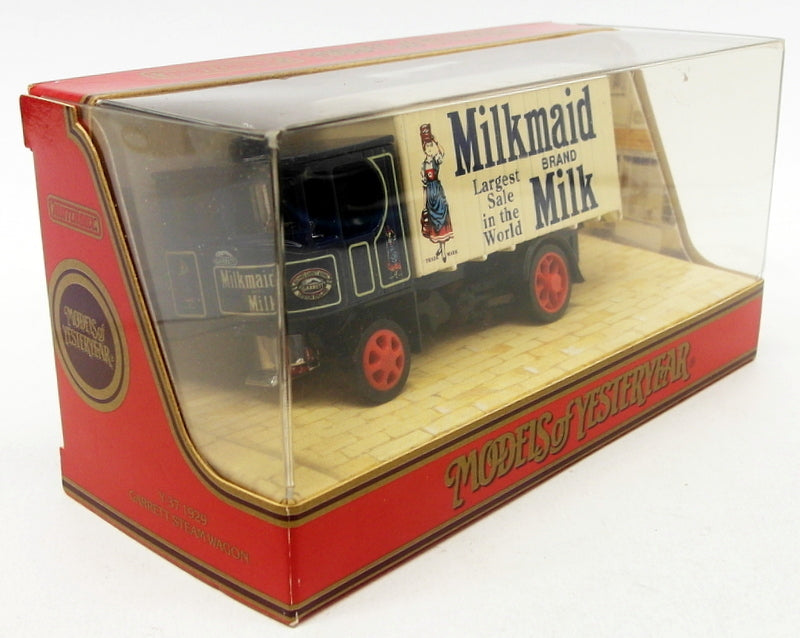 Matchbox Models Of Yesteryear Y-37 - 1929 Garrett Steam Wagon - Milkmaid