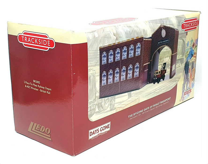 Lledo 1/76 Scale BR2002 - 2 Piece Tin Plate Railway Depot & AEC Wrecker - BR