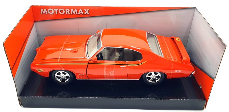 MotorMax 1/24 Scale Metal Model 73242 - 1969 Pontiac GTO Judge - Orange