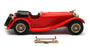 Western Models 1/43 Scale WMS11 - 1938 Jaguar SS100 3.5L - Red