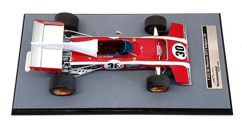 Tecnomodel 1/18 Scale TM18-194A - 1972 Ferrari 312 B2 Belgium GP #30 C.Regazzoni