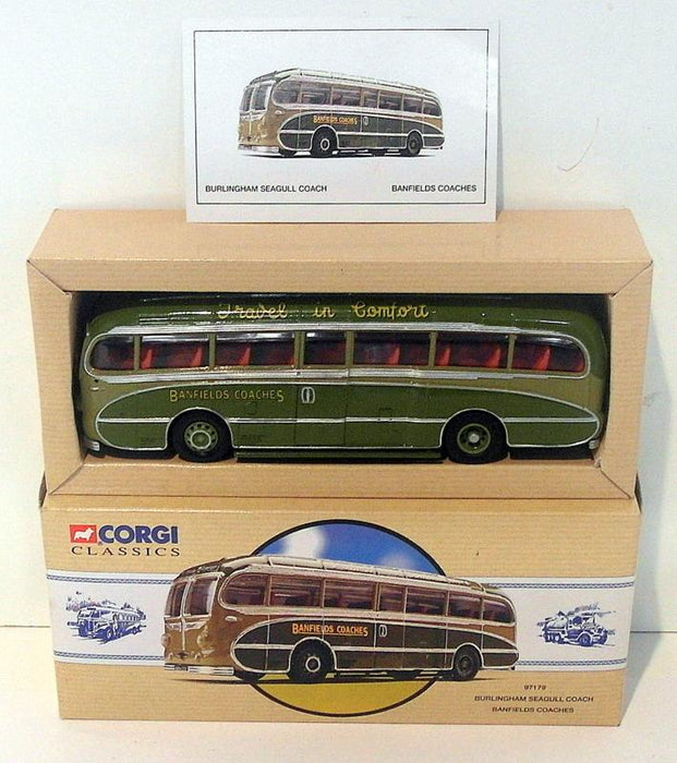 Corgi 1/50 Scale Diecast 97179 - Burlington Seagull Coach - Banfields Coaches